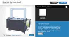 Desktop Screenshot of manilalpackplast.com